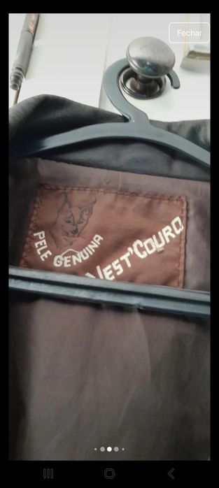 Casaco vintage 100% pele