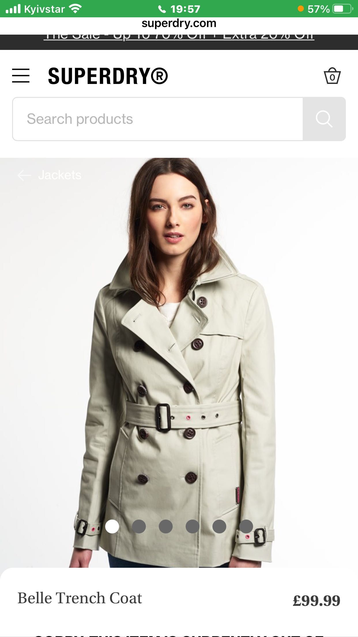 Premium Super Dry Trench