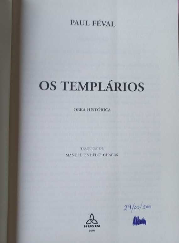 Os Templários - Paul Féval