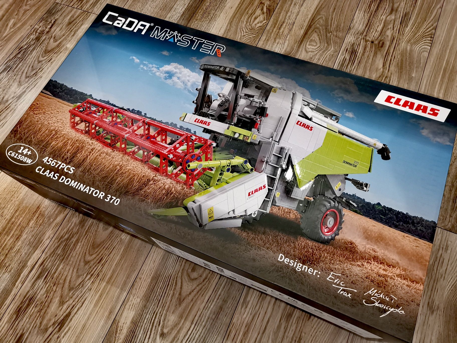 Klocki CaDA C61508W Kombajn Claas Dominator 370 zdalnie sterowany LEGO