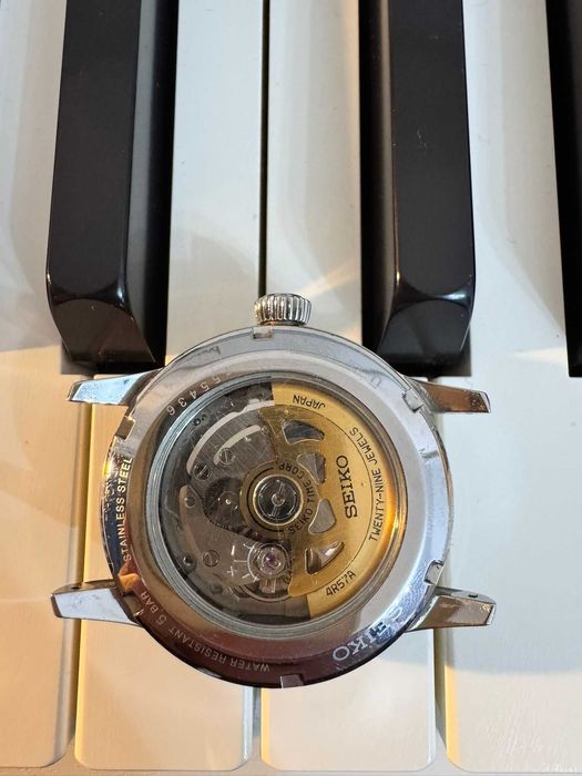 Seiko Presage Automatic Power Reserve 4R57A, nowy pasek, po serwisie