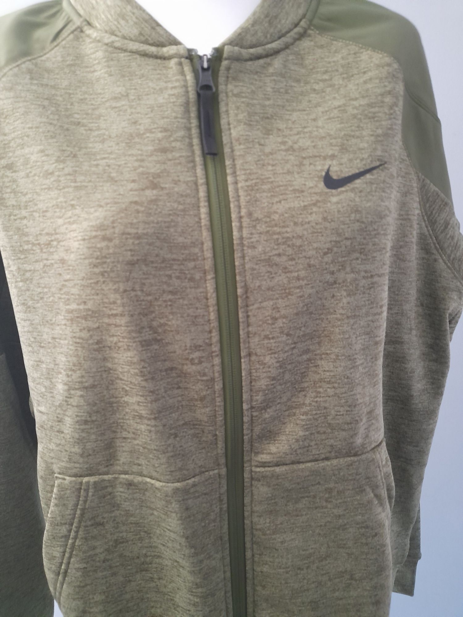 Bluza rozpinana nike khaki therma-fit męska L