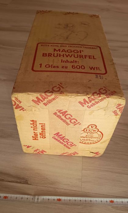 Maggi duże pudło z tektury III Rzesza