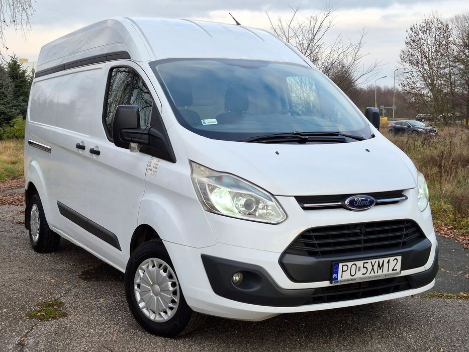 Ford TRANSIT CUSTOM MAXI  2014r. 2.2 125km. Sprawna Klima, Zadbany Gotowy do Jazdy!