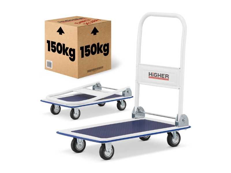 Wózek platformowy magazynowy transportowy HIGHER 150kg II Gat Outlet