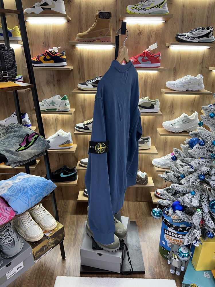 Світшот Stone Island Logo Patch Blue