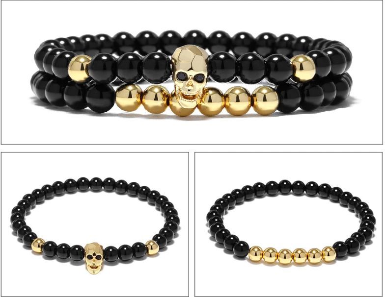 Pulseira Masculina Caveira - Pulseiras Me4You