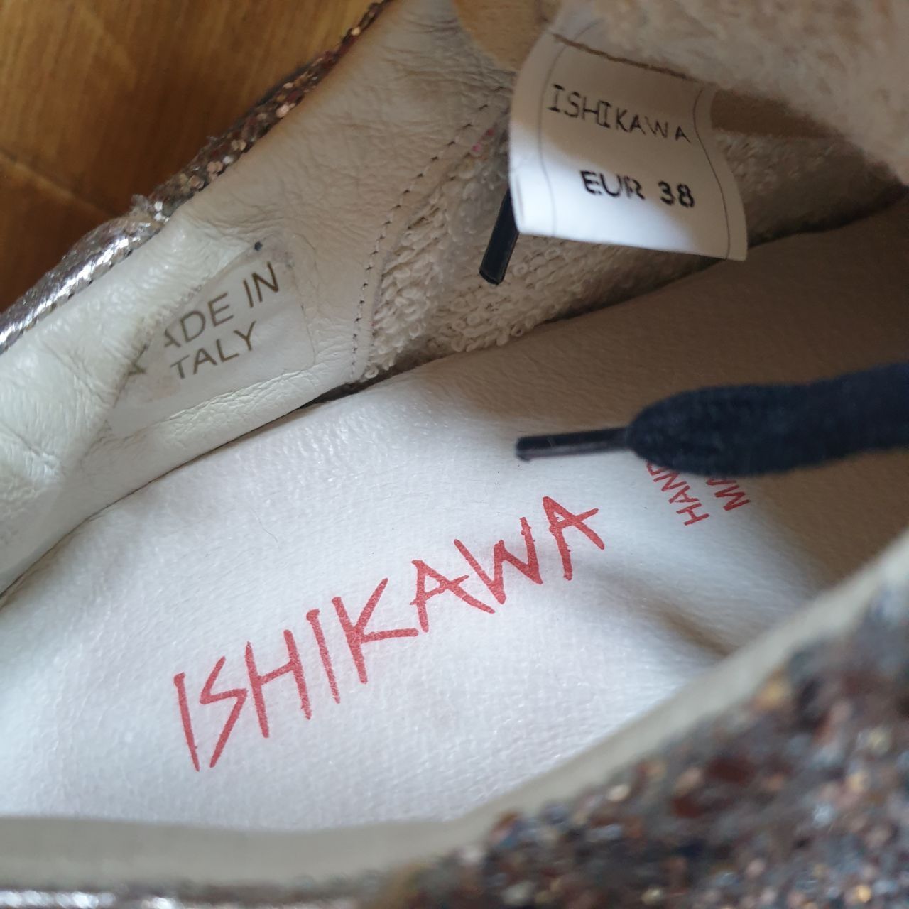 Кеды 38р 24см ISHIKAWA shoes Gold женские