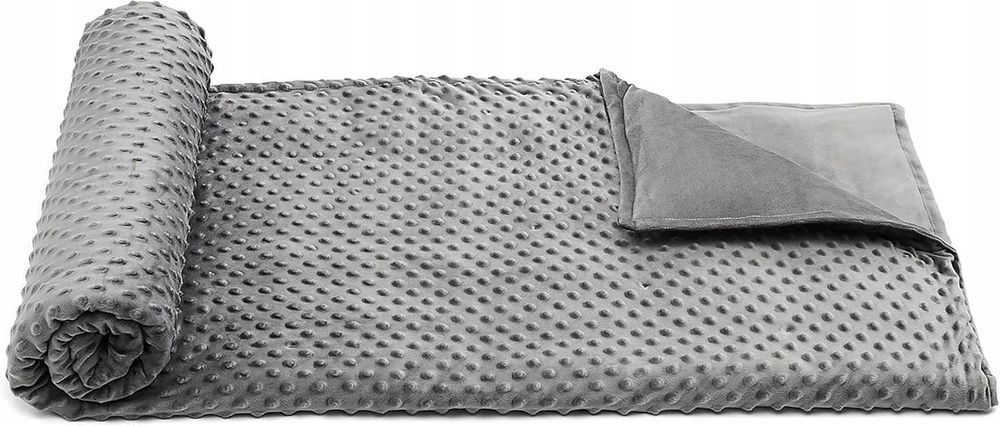 Koc kołdra obciążeniowa 1,9 kg 122X91cm dla dziecka + POSZEWKA MINKI