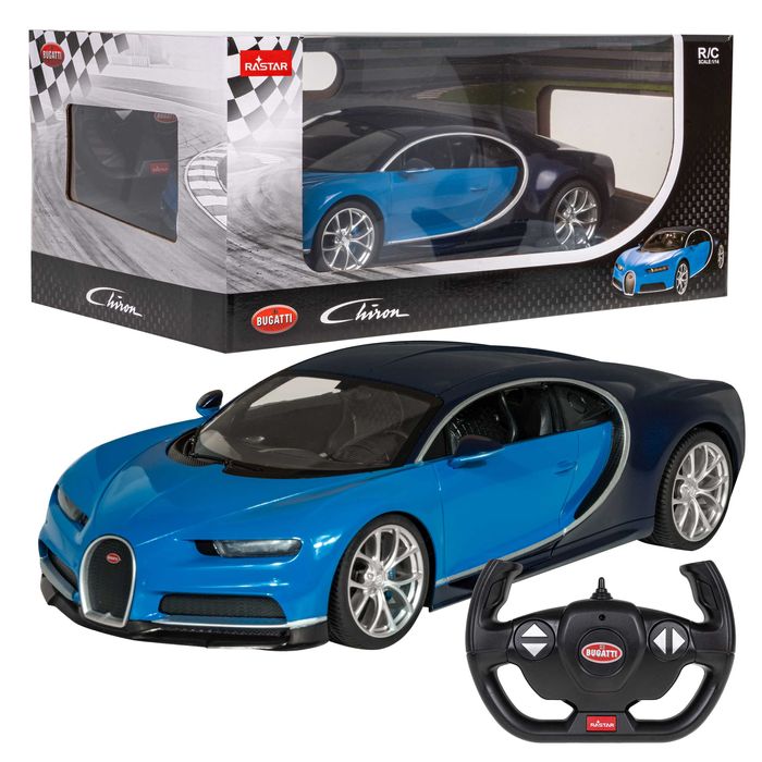 Bugatti Chiron RASTAR 1:14 RC + Światła + Pilot 2,4 GHz ZRC.75700.NIE