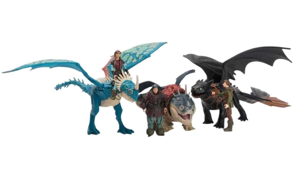 Набір фігурок Dragons Як приборкати дракона Громгільда та Астрід