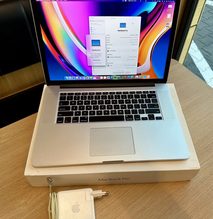 2015 Apple Macbook Pro 15 Retina A1398 i7 2.5GHz SSD 512GB AMD Radeon9
