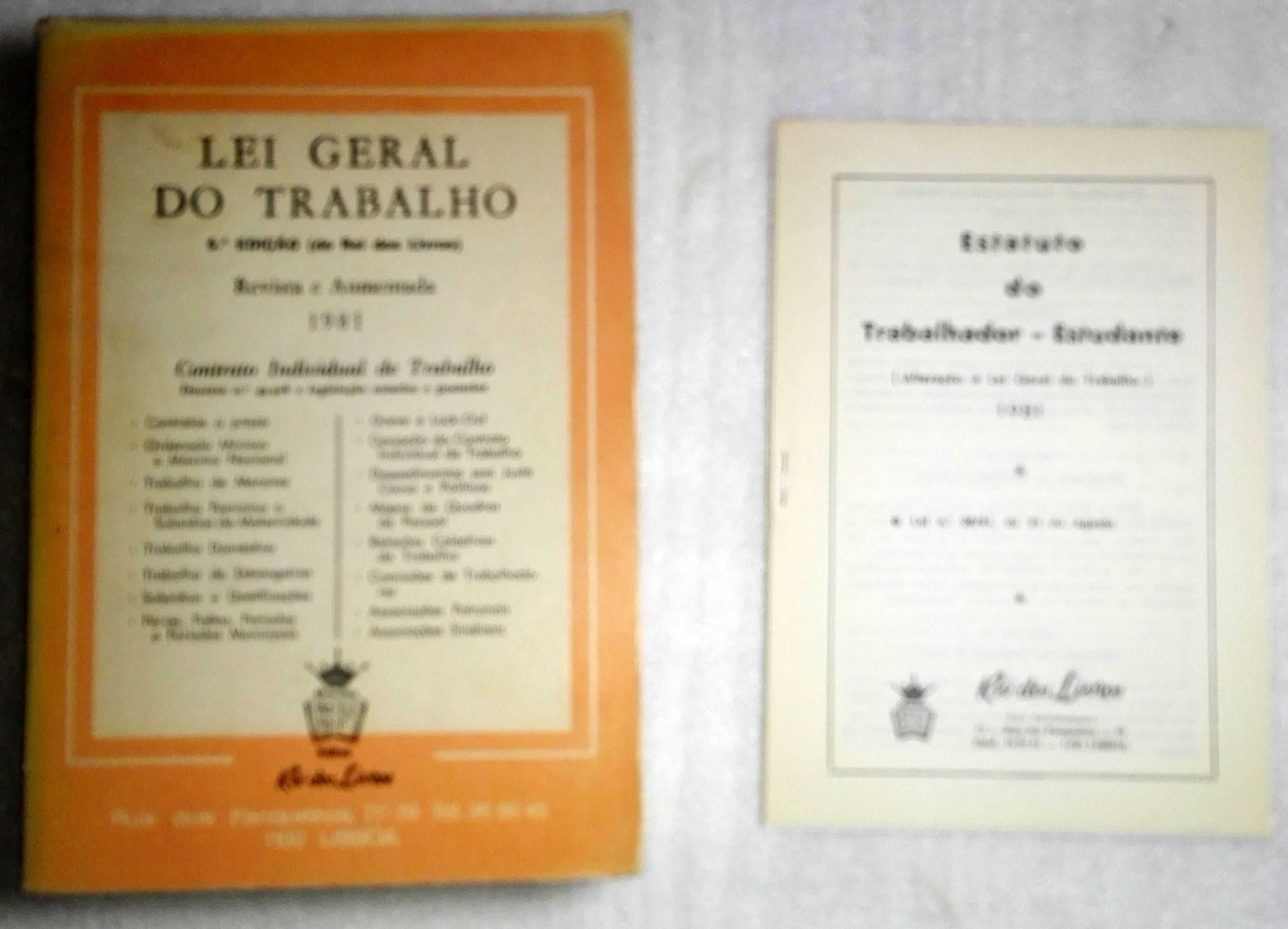 Livro Lei Geral do Trabalho (1981)