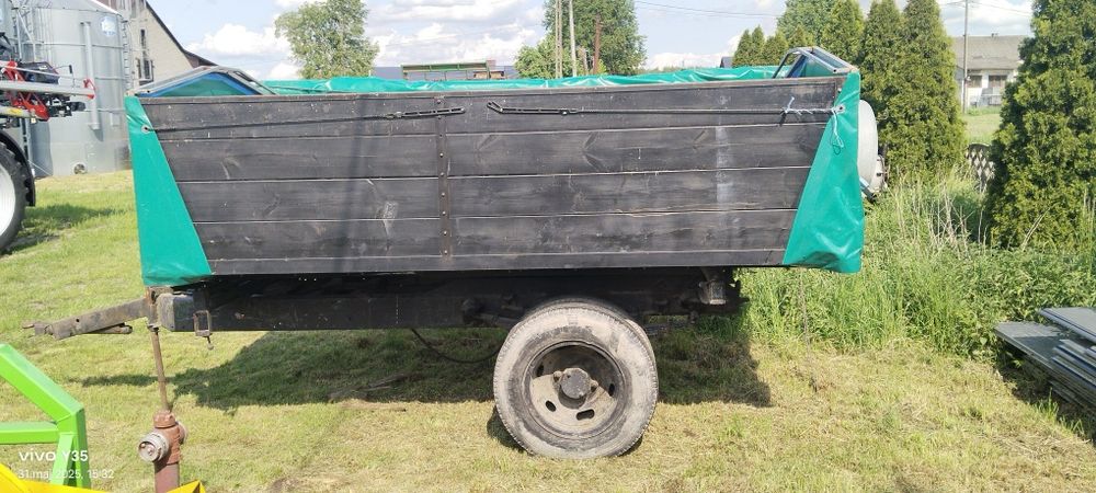 Przyczepa wywrotka rolnicza jednoosiowa [Nowa Zabudowa]
