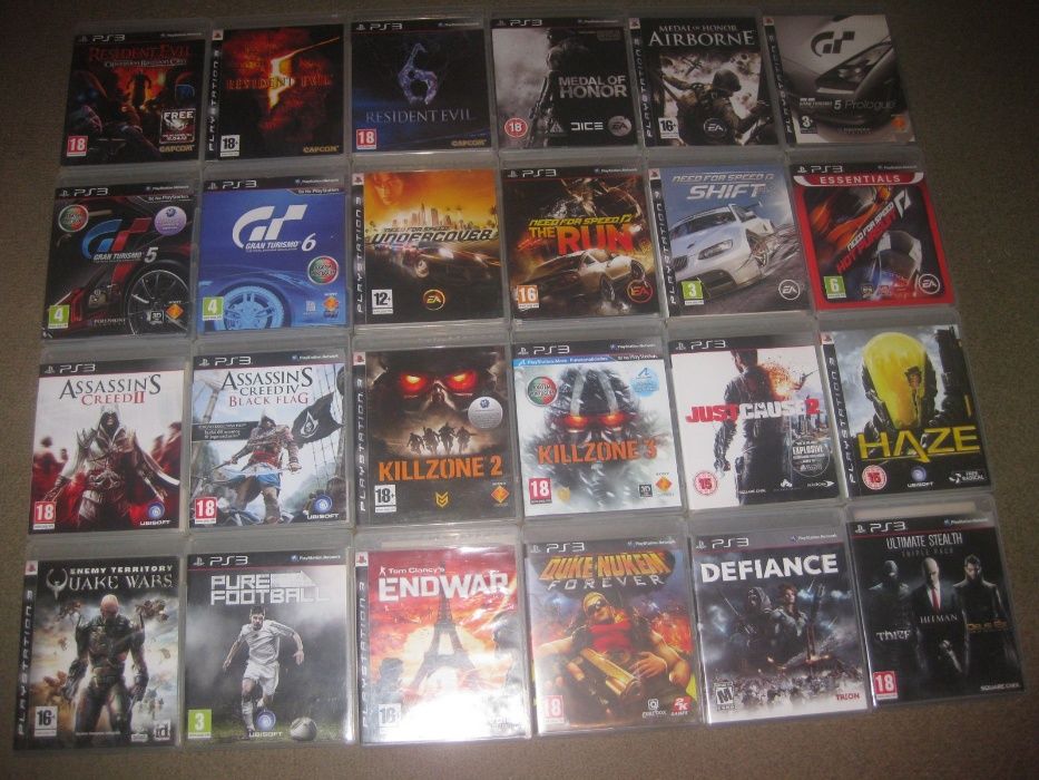 Grande Lote Jogos PS3/Completos/Impecáveis!