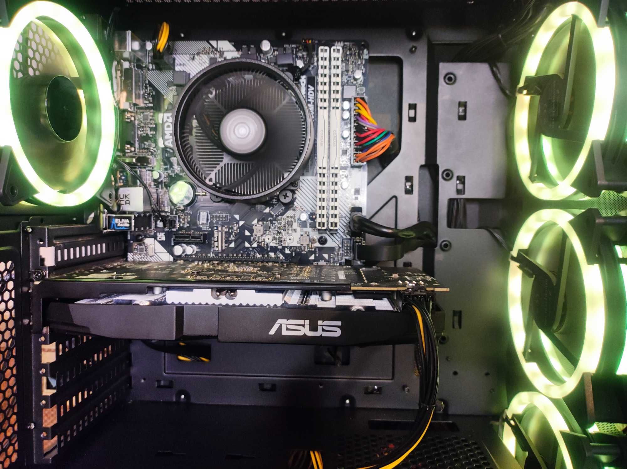PC Gaming Ryzen 2600X 4GHz / RX 580 8GB / 16GB 3000 / RGB / SSD+HDD