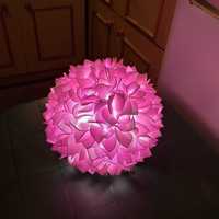 Lampa- kwiat z izolonu na prezent Dzień Matki