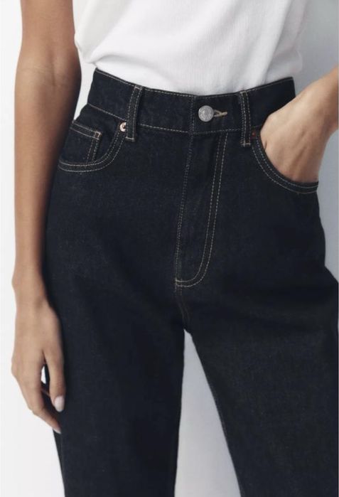 Джинси wide leg zara, джинси trf wide leg high waist full length zara,