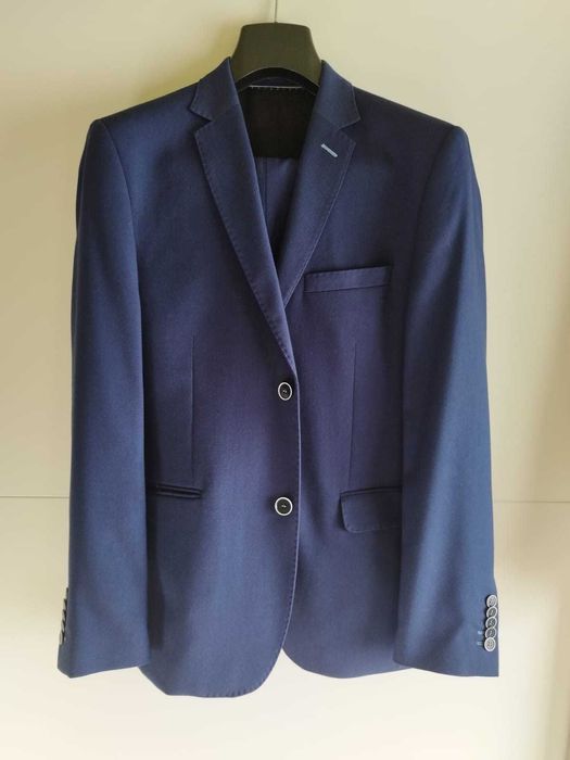 Garnitur męski granatowy