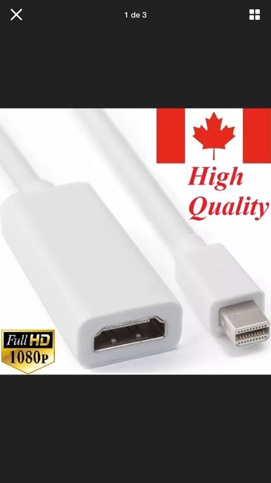 Adaptador para Macbook conversor da porta thunderbolt para HDMI