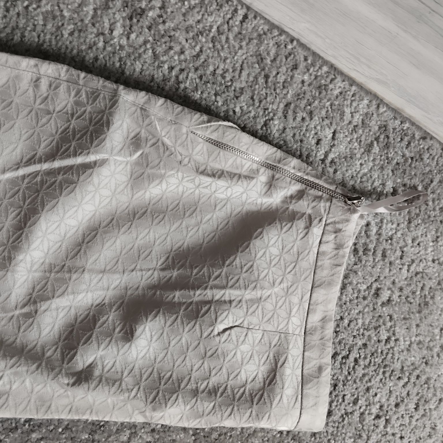 Spodnie eleganckie wzorzyste szare xl xxl 44 46