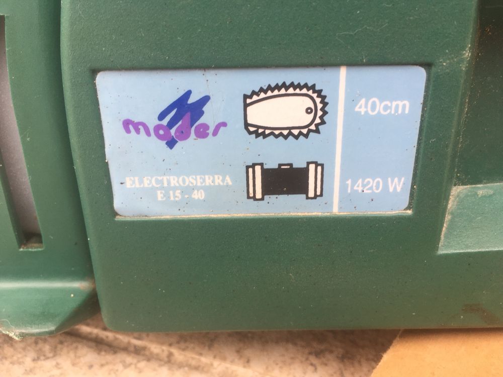Moto serra eletrica