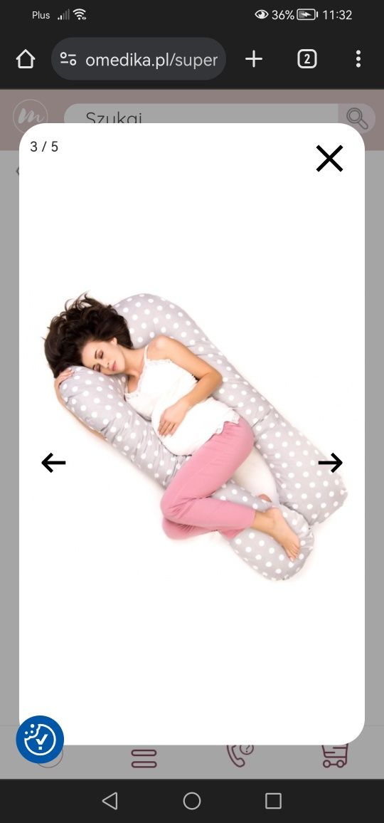 Poduszka dla kobiet w ciąży SUPER MAMI "U"