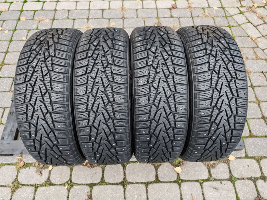 Opony zimowe z kolcami Nokian 195/65/15 cena za 4 szt. 8,5 mm