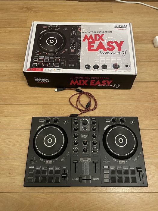 Hércules inpulse 300 (acompanha caixa + cabo USB b)