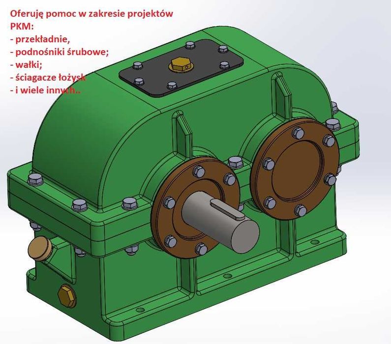 Reduktor, wał maszynowy