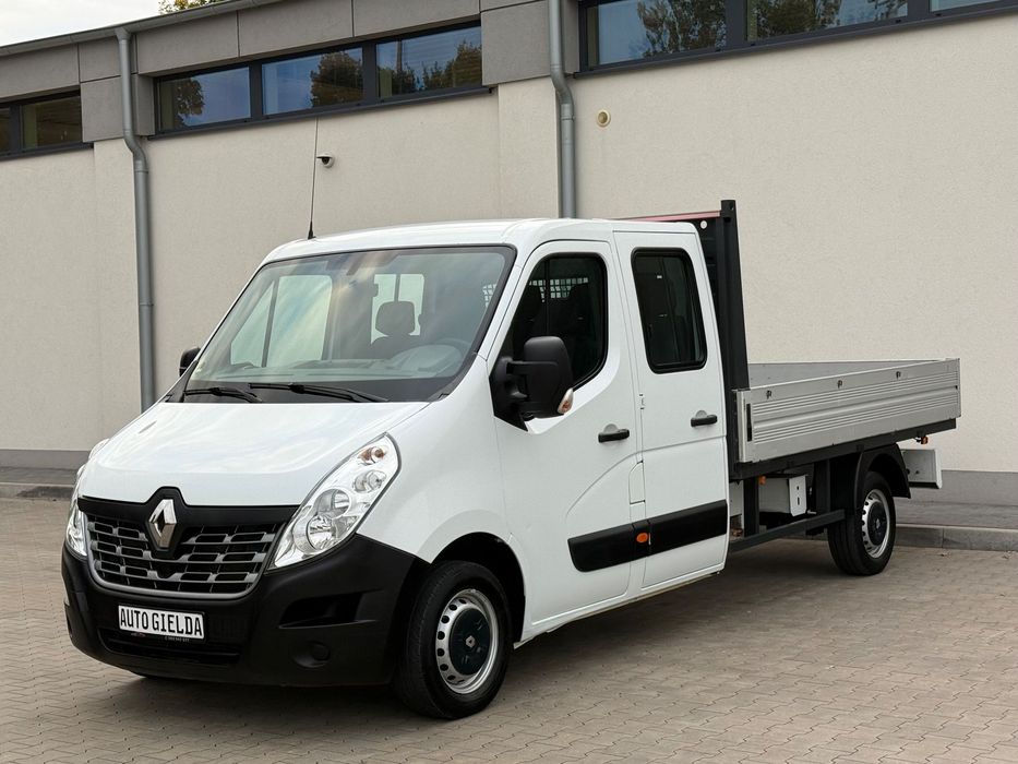 Renault Master Doka  118.oookm•Bez Adblue•Doka•Skrzynia•Brygadówka•7 Osób•Klima•Maxi•Long