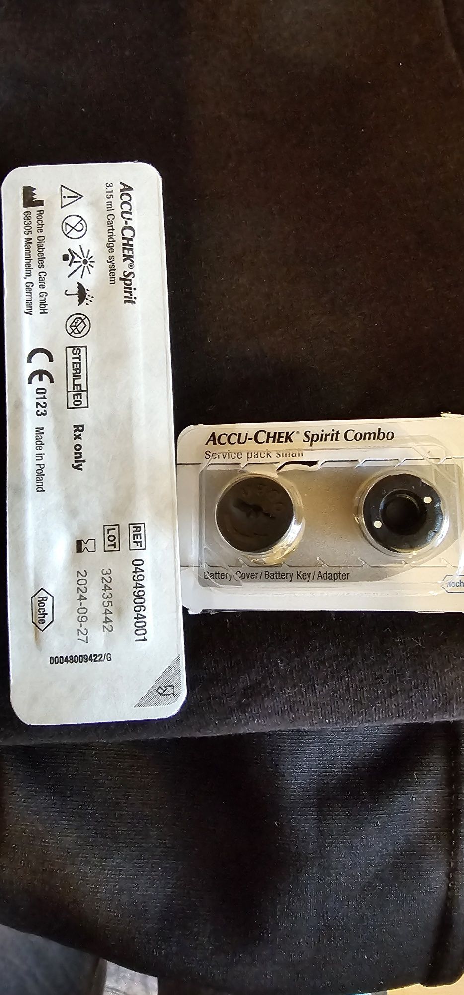 Wklucie accu chek flex link do pompy spirit combo