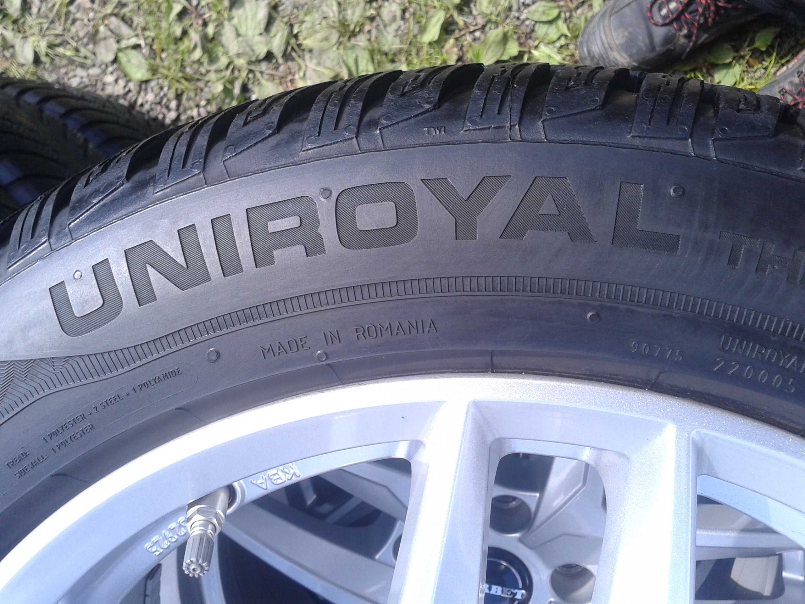 opony r17 uniroyal 225 50 msplus 77 jak nowe mielec kpl 4sztuki inne