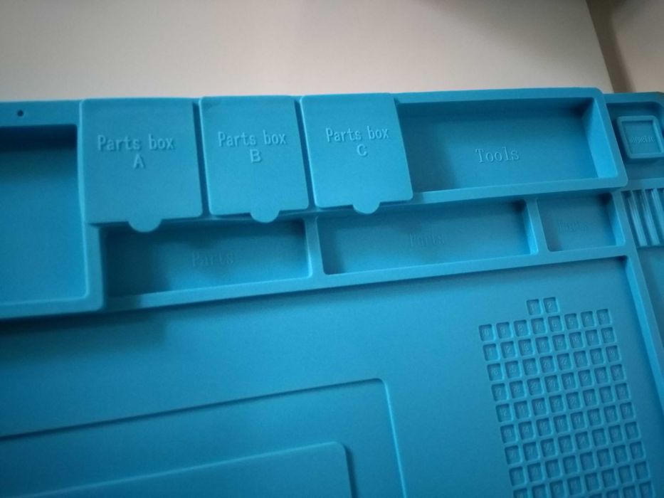 Tapete almofada de silicone para pequenas reparações, solda