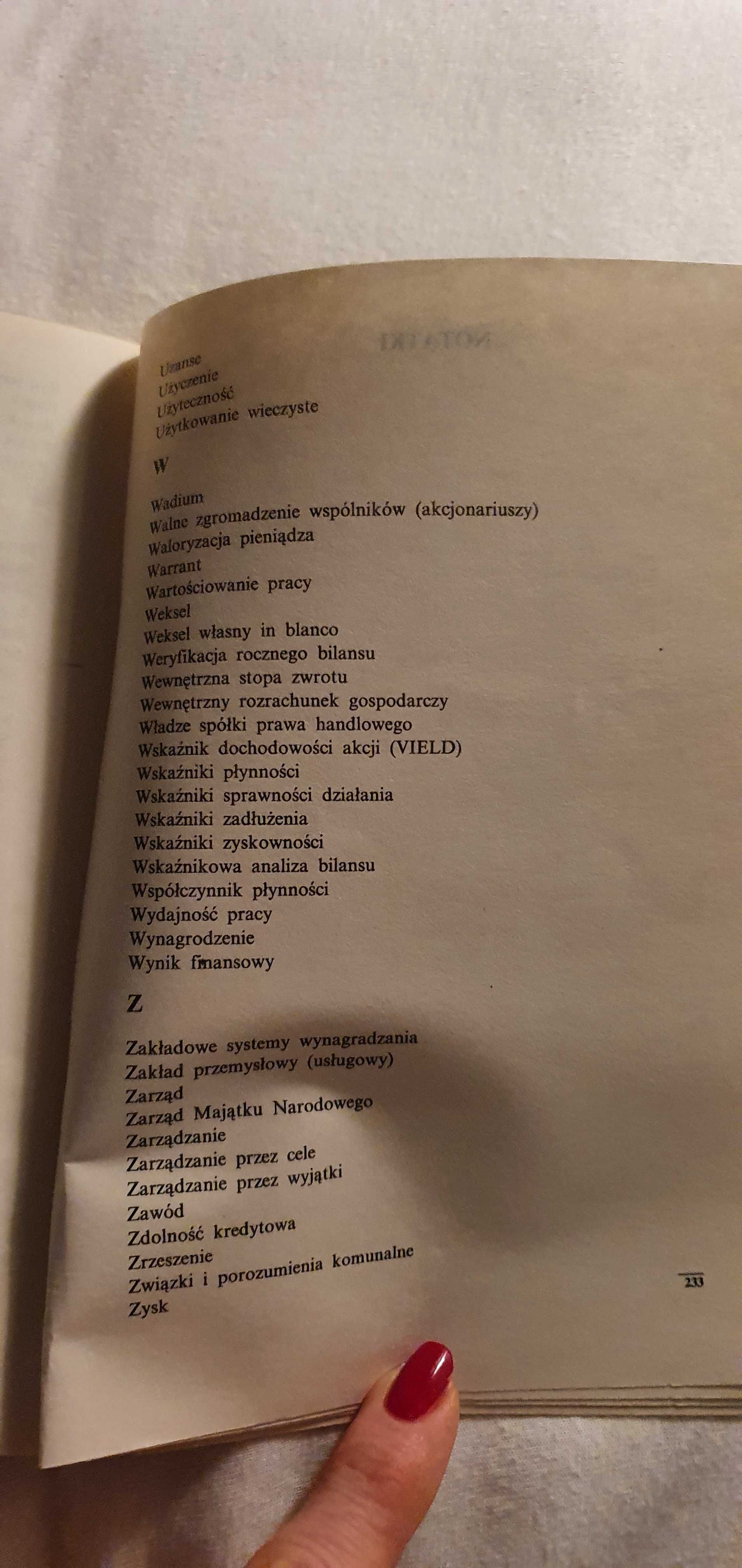 Podręczny słownik menadżera Tadeusza Janusza i Lucyny Lewandowskiej