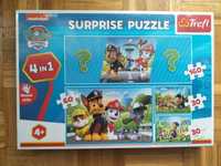 Nowe Puzzle Psi patrol 4 w 1