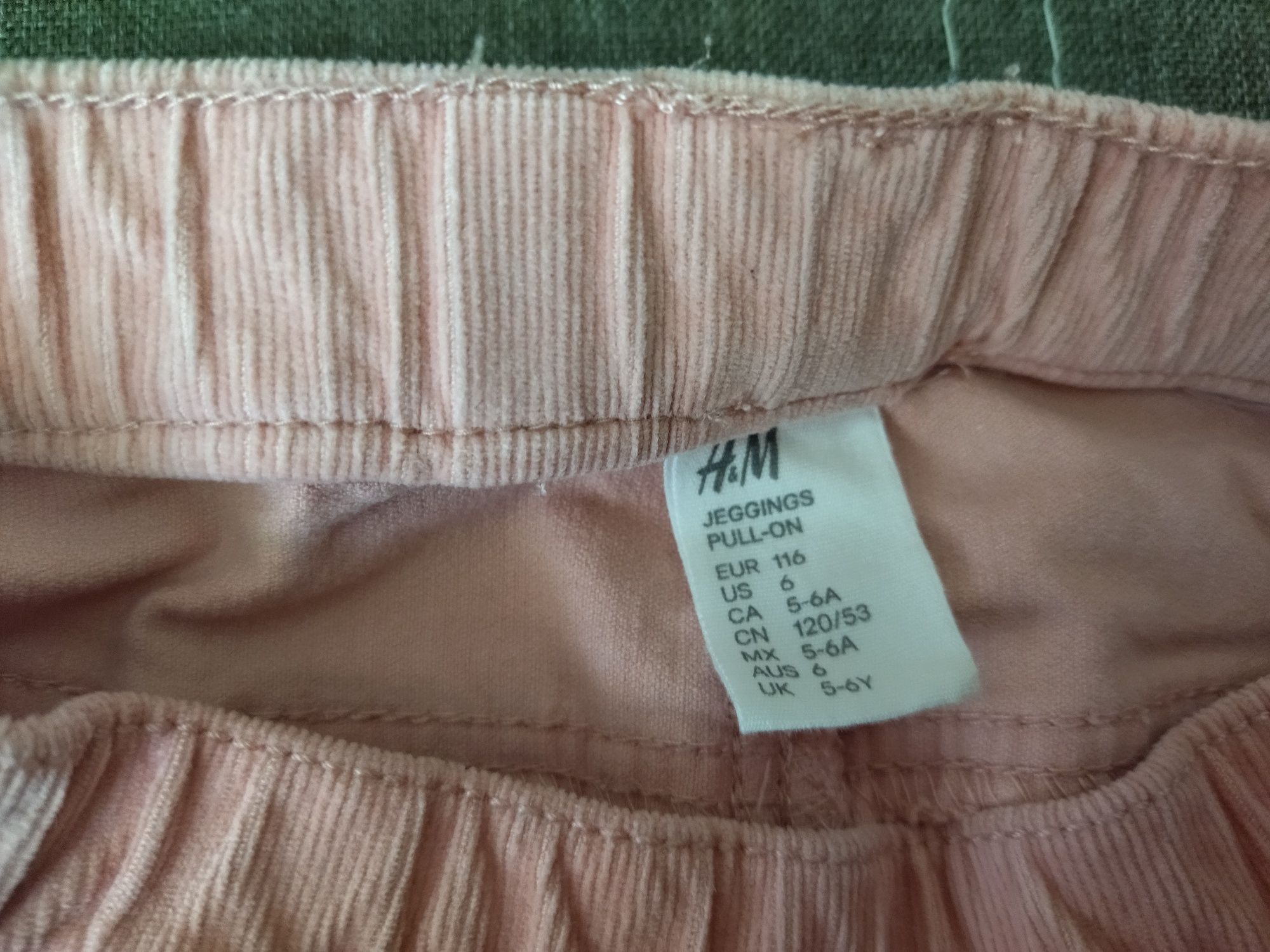 Брючки вельветовые H&M