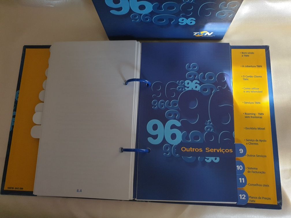 Manual antigo TMN de 1996 • Coleccionável