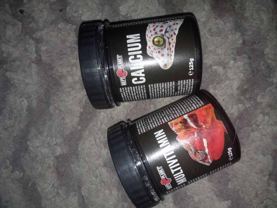 Witaminy i wapno dla gadów.