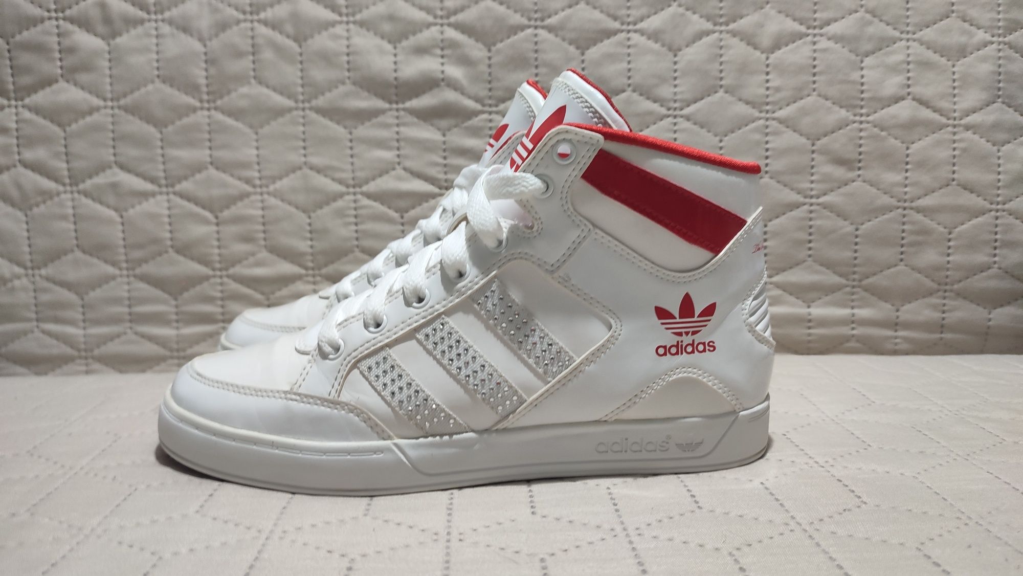 Кросівки хайтопи Adidas Hardcourt Mid, 38,5 р., 24-25 см