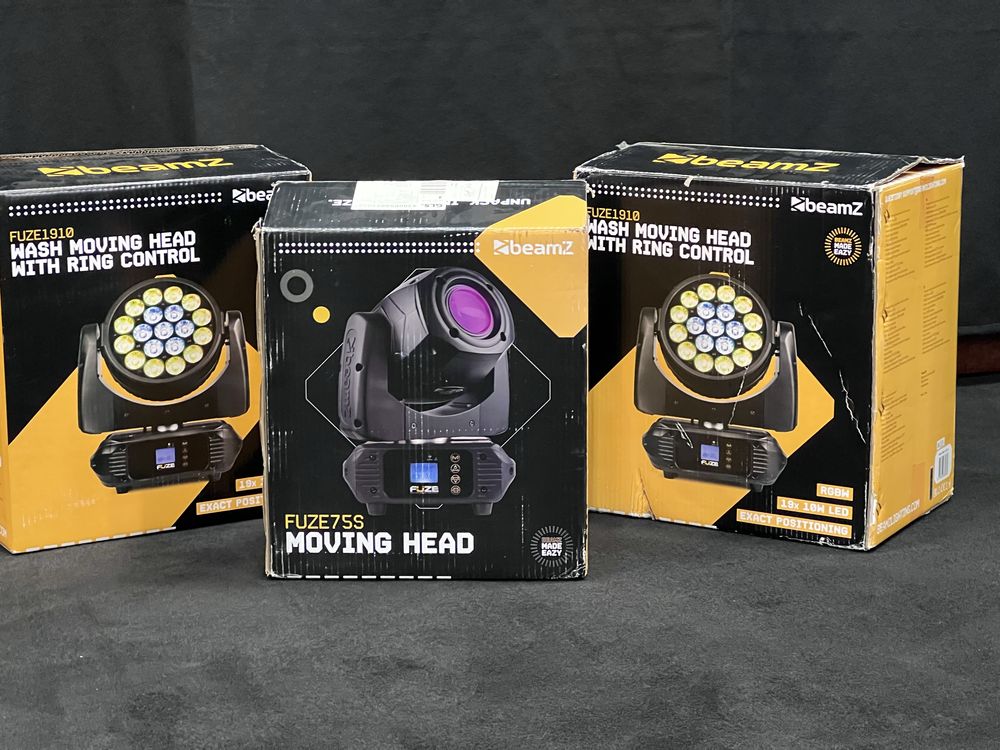 Pacote 3 Luzes Moving Head PRO NOVAS NA CAIXA