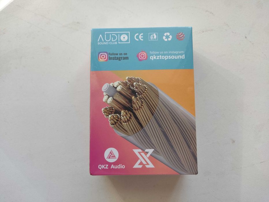 Кабель для навушників QKZ T1 2 pin QDC конектор 3.5 мм jack без мікро