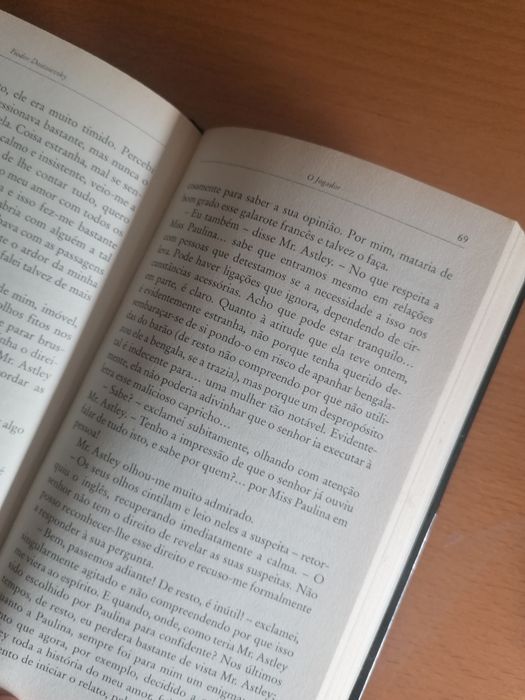 Livro 'O jogador' de Fiodor Dostoievsky