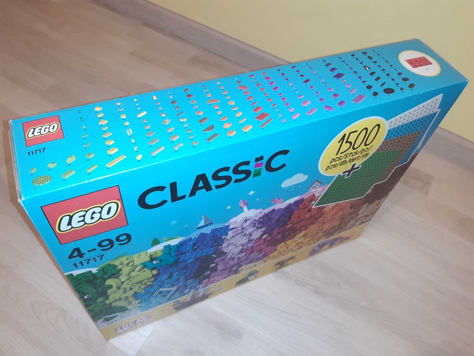 Puste pudełko Lego Classic po 11717 Bricks Bricks Plates + instrukcja