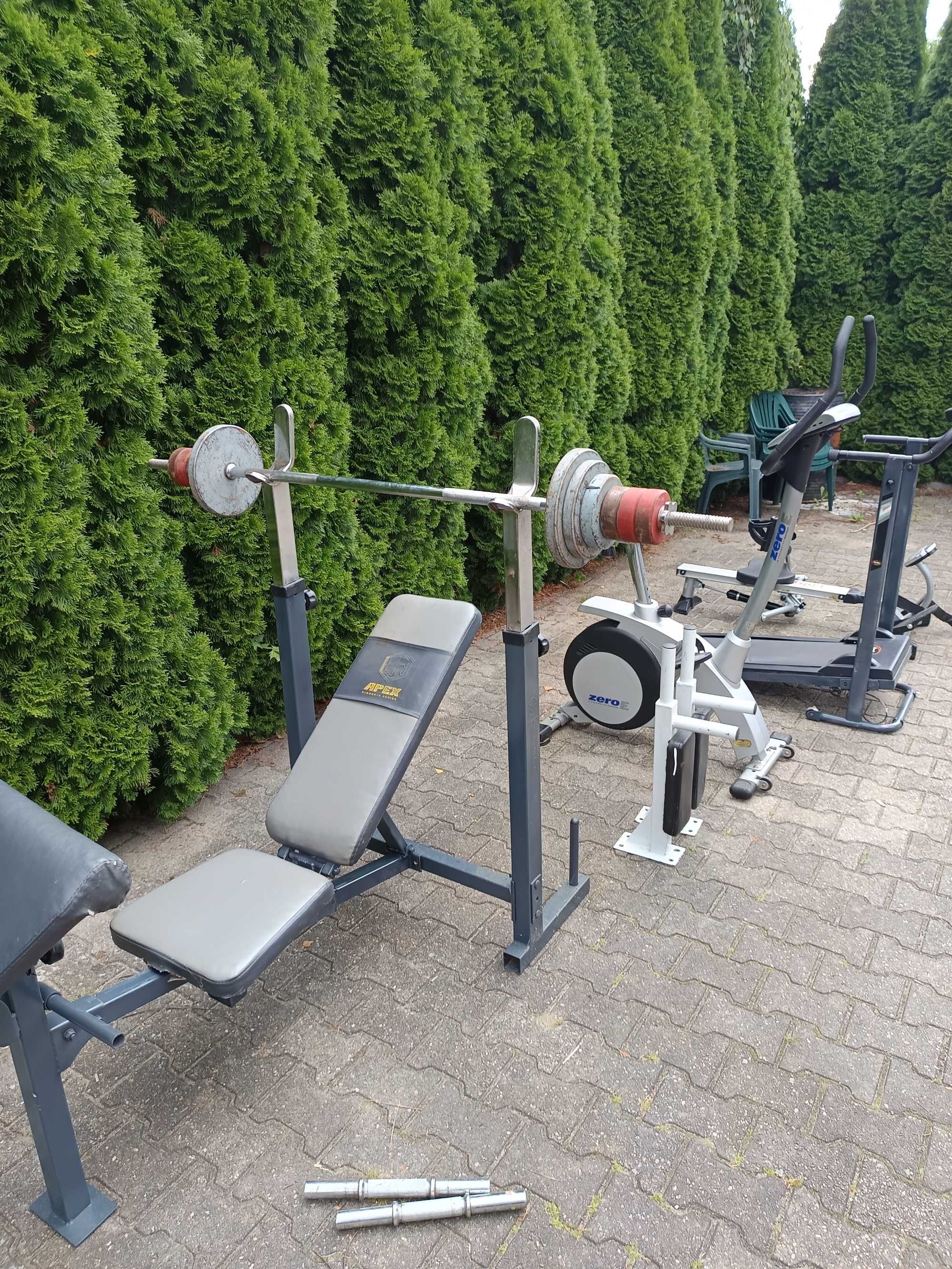 Rower magnetyczny ławka sztanga bieżnia wioślarz