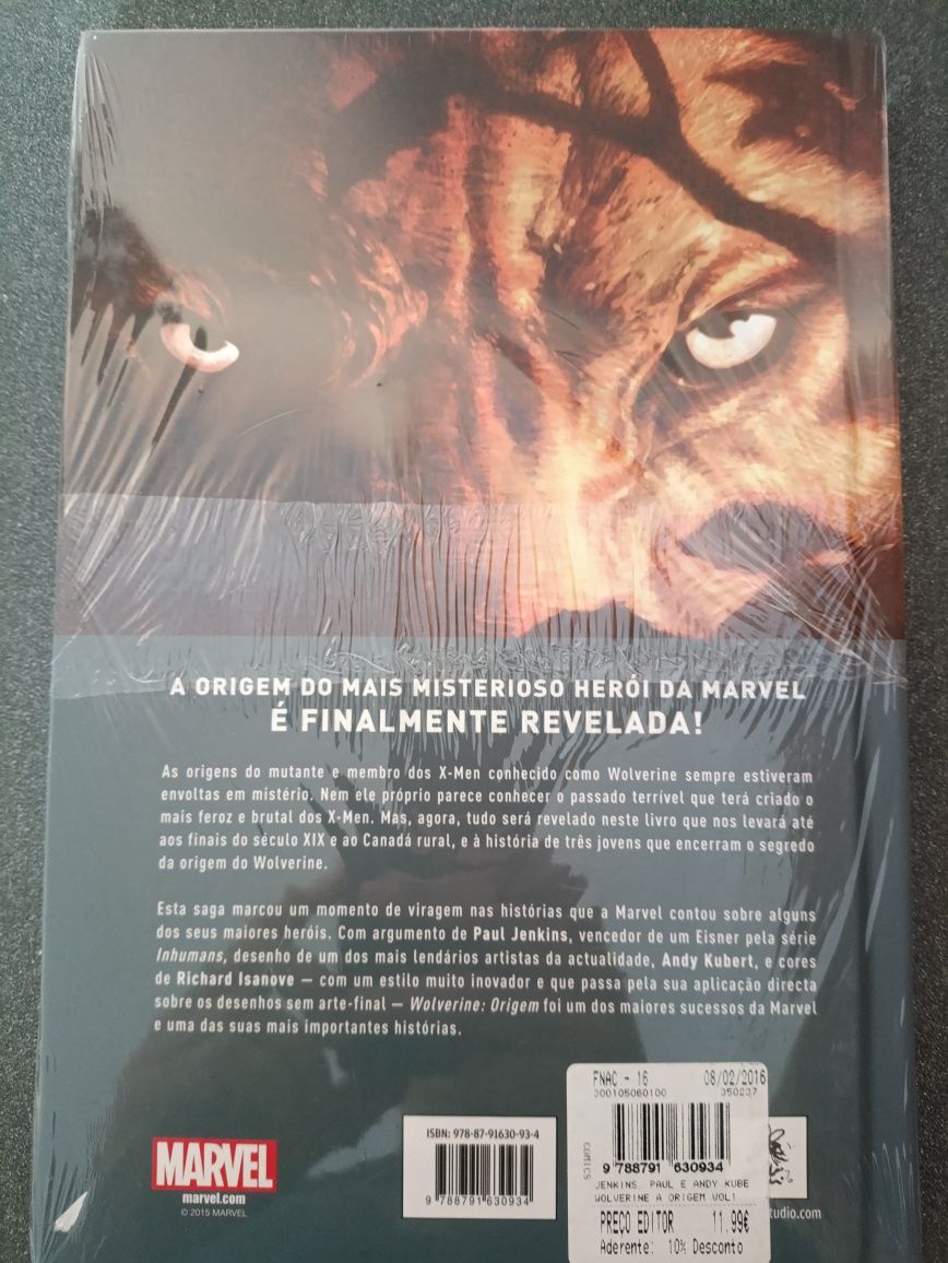 Wolverine: Origem, livro selado