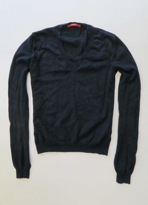 Prada cienki sweter wełniany  damski XL