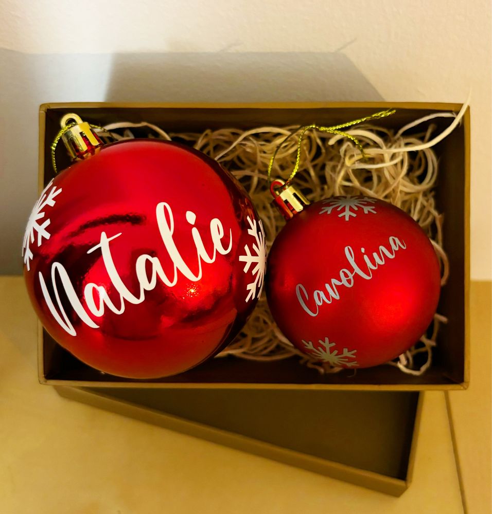 Bolas de natal personalizadas