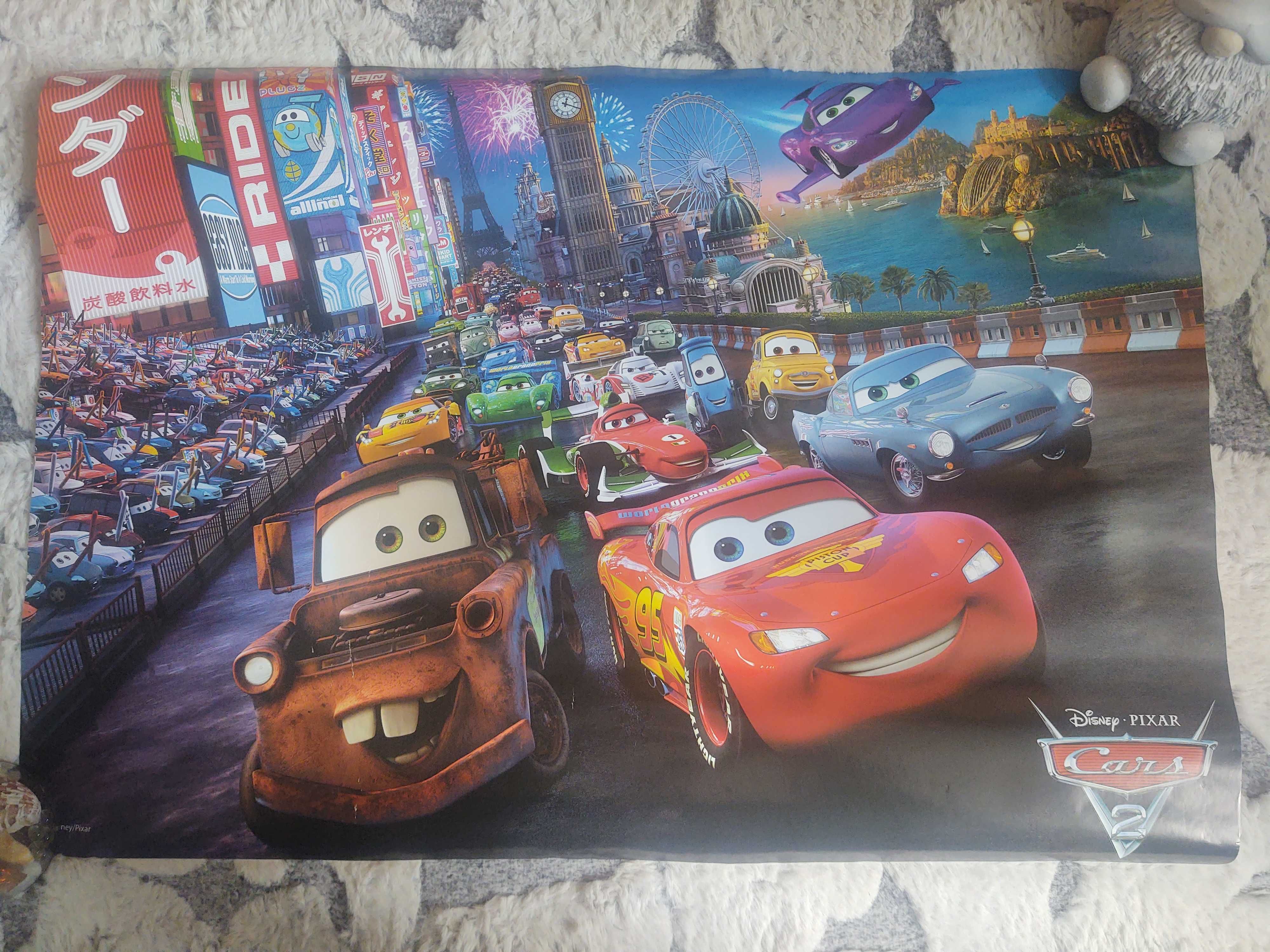 Nowy plakat Auta 2 Disney Pixar (70 x 50 cm)