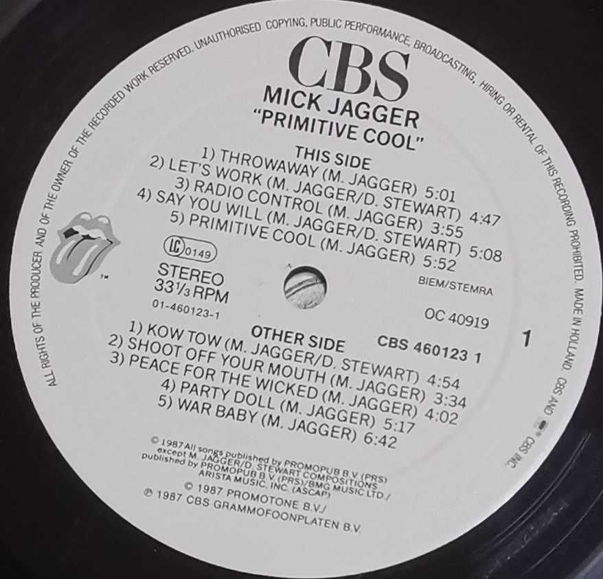 Mick Jagger – Primitive Cool